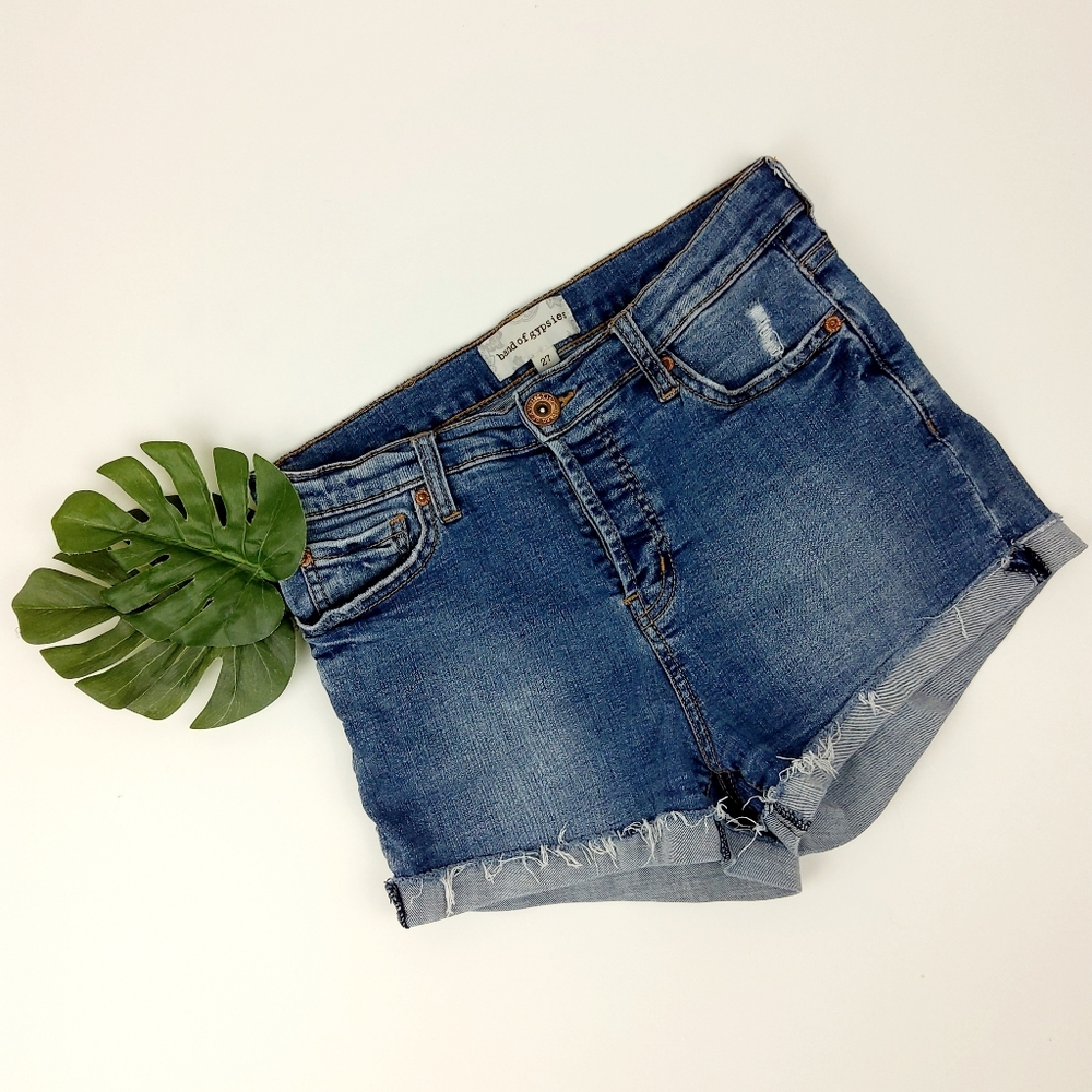 band of gypsies Raw Hem Shorts Size 27